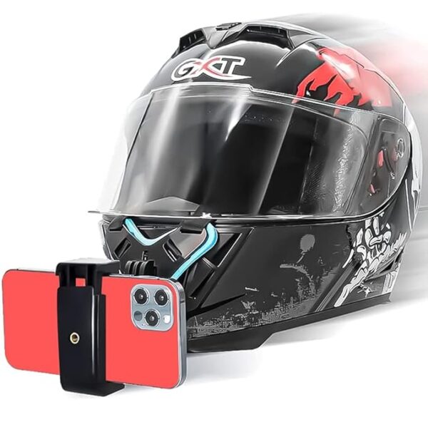 Helmet Camera Mobile Mount Holder for Bike/Riding Accessories Helmet Phone Chin Mount Pack of 1