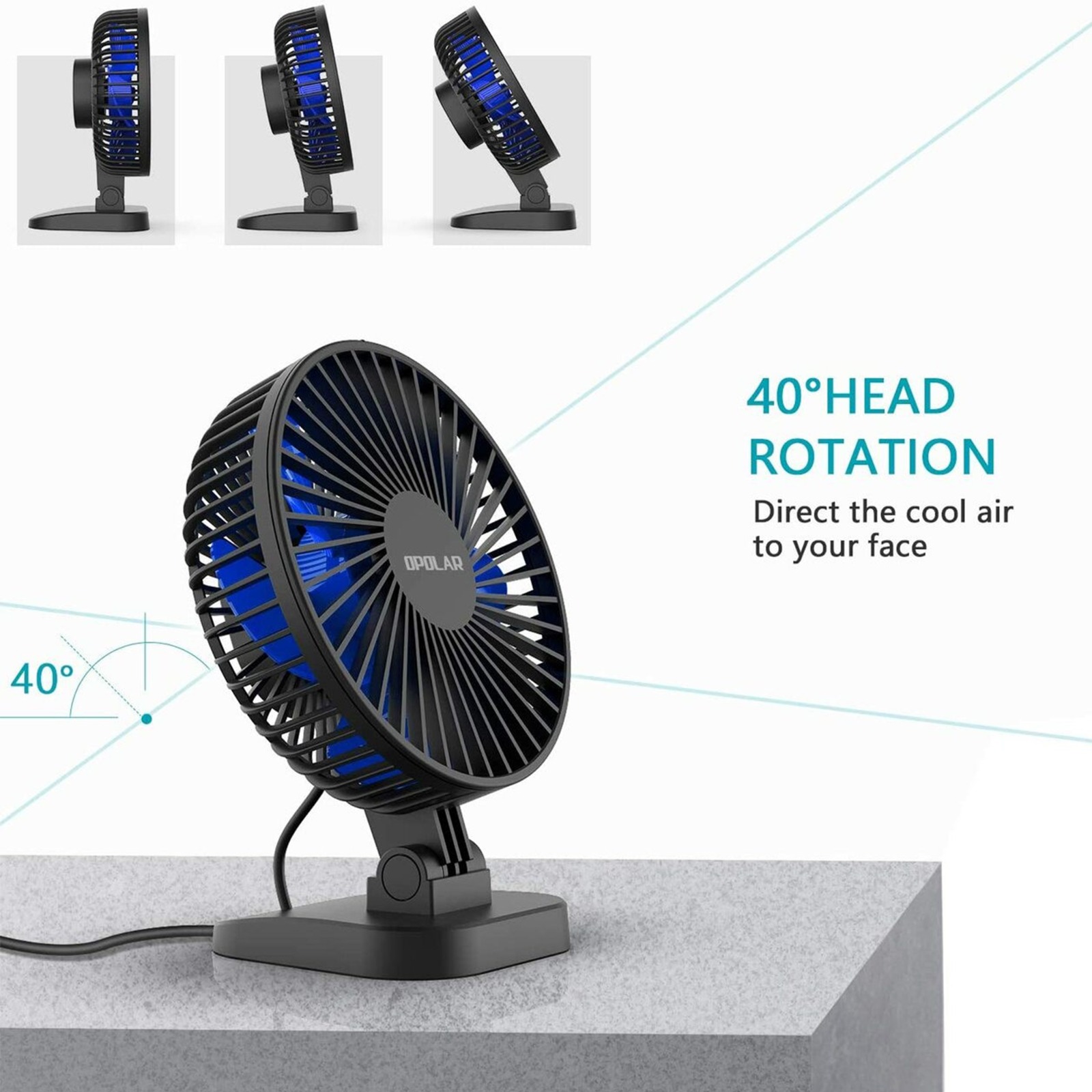 USB Portable Fan – Cool Comfort Anywhere - Image 4