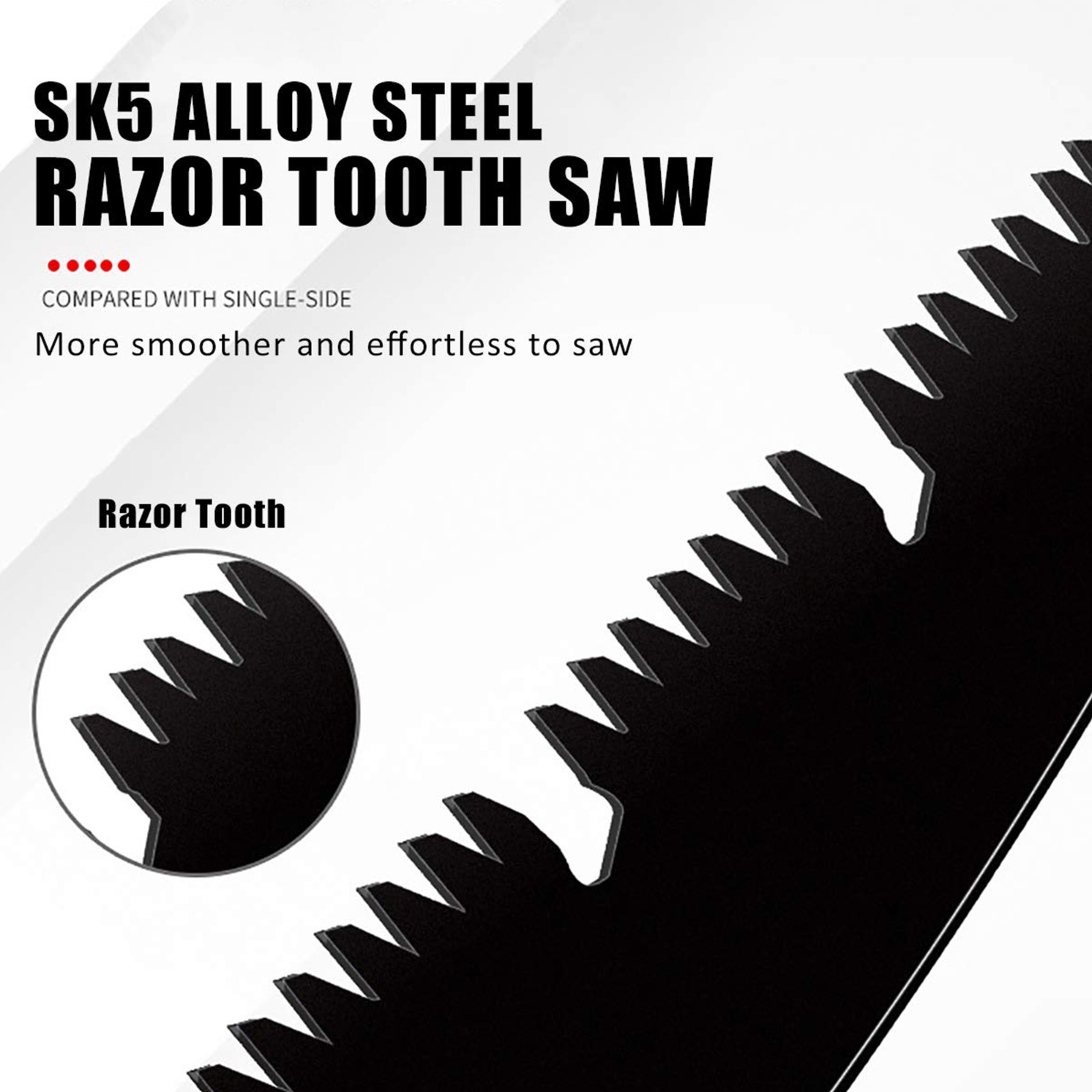 Folding Saw with Hard Teeth – Power Cutting On-the-Go - Image 2