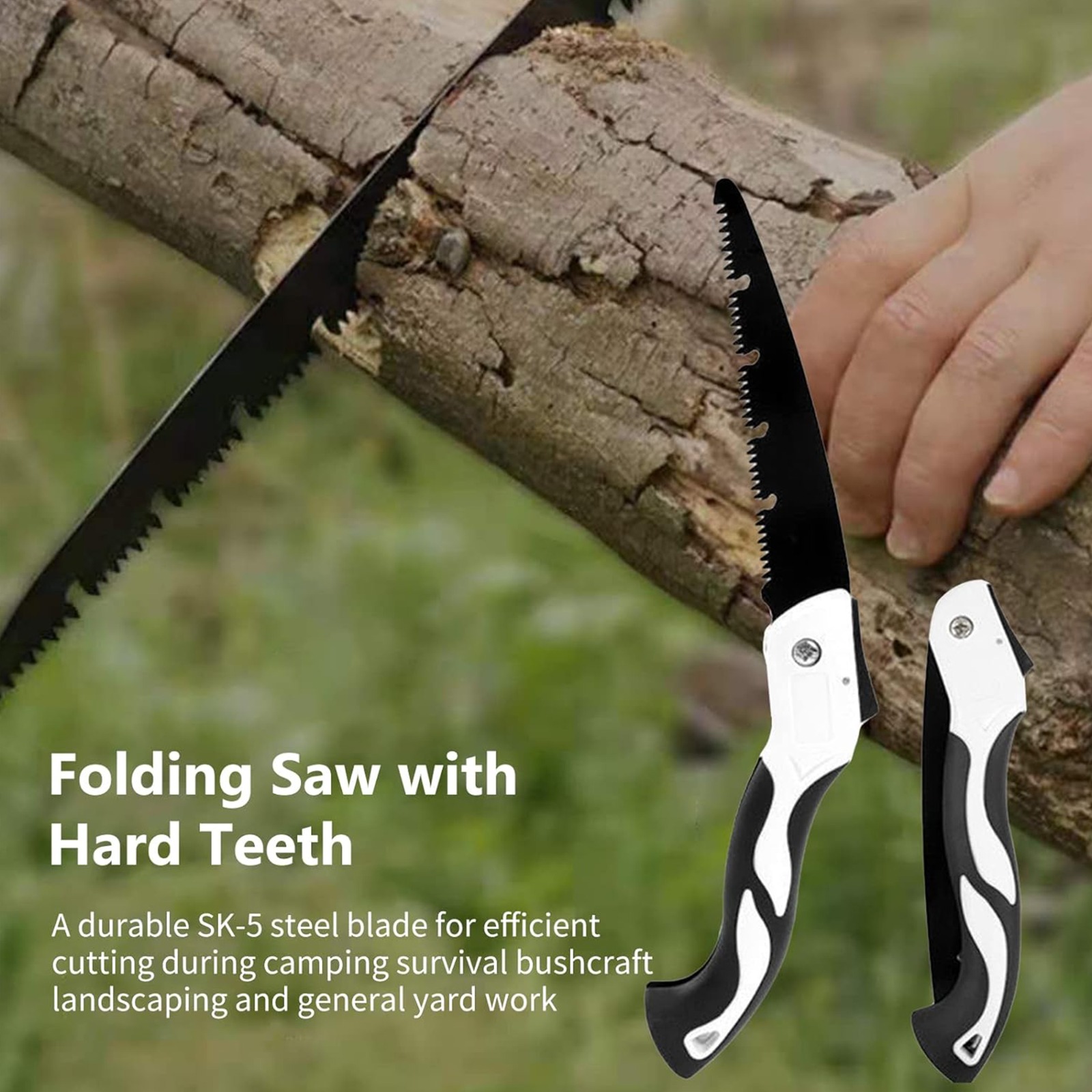 Folding Saw with Hard Teeth – Power Cutting On-the-Go - Image 4