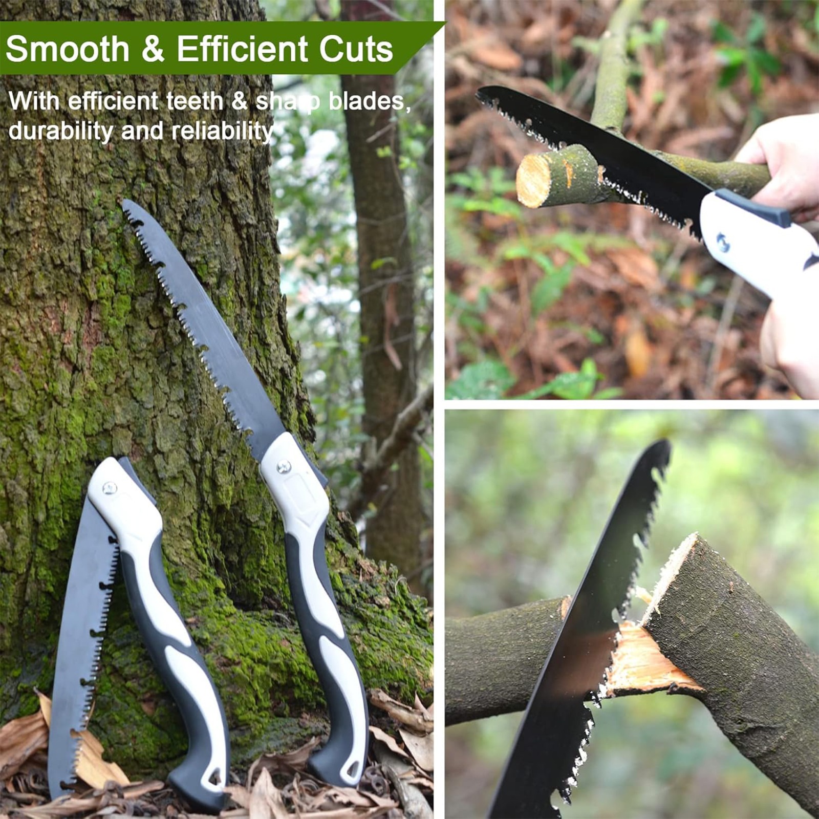 Folding Saw with Hard Teeth – Power Cutting On-the-Go - Image 11