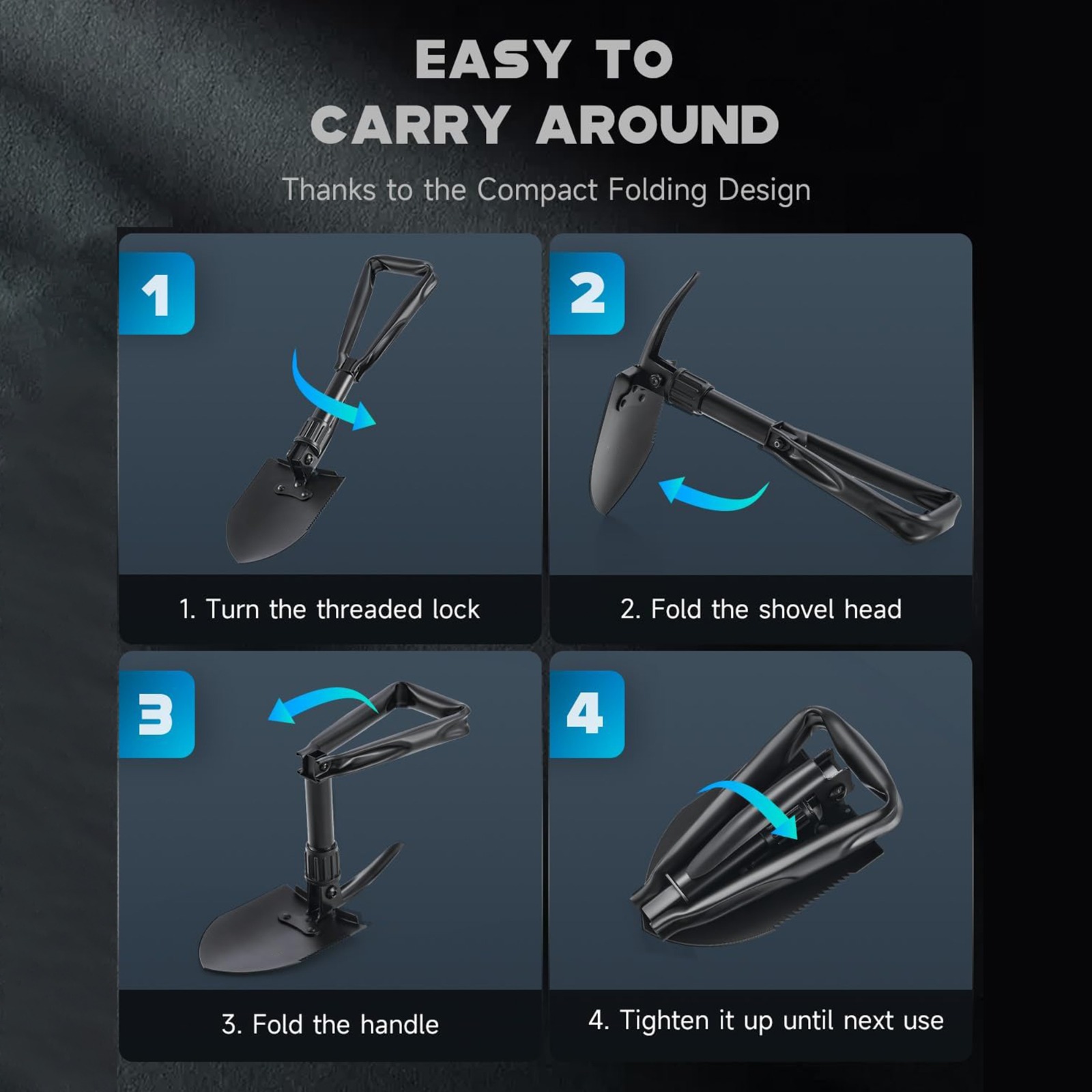 Folding Shovel (Belcha) – Strong, Compact & Multi-Use - Image 5