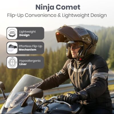 STUDDS NINJA COMET HELMET
