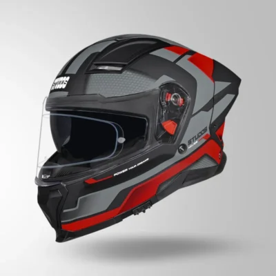 STUDDS Helios D1 Asphalt Decor Helmet