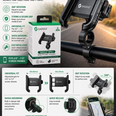 SADDLE BPH 1 UNIVERSAL BIKE PHONE HOLDER