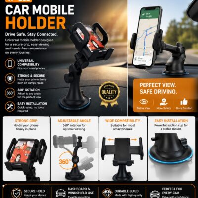TP-252 MOBILE PHONE BRACKET (CAR UNIVERSAL HOLDER)