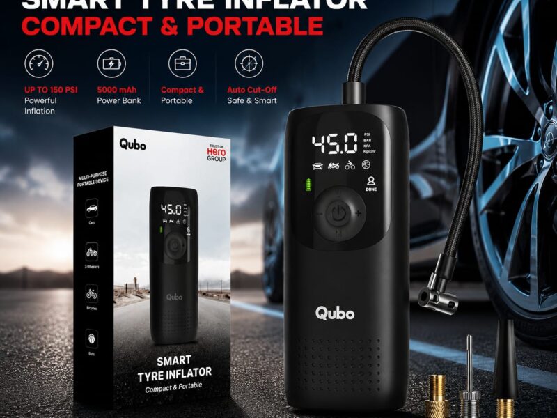 QUBO DIGITAL TYRE PRESSURE INFLATOR