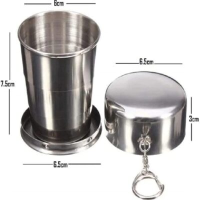 FOLDABLE STAINLESS STEEL WATER MUG (B)