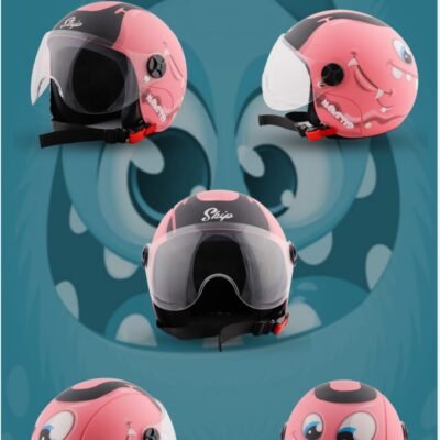 STEELBIRD SBH-16 SKIP TOAD Helmet fOR KIDS