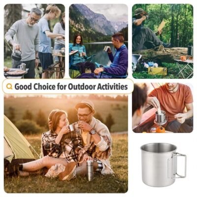STAINLESS STEEL CAMPING MUG – Built for the Outdoors