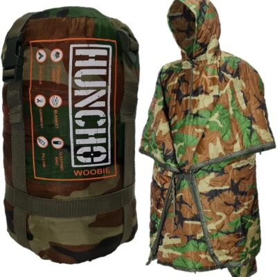 Camouflage printed military-style PONCHO