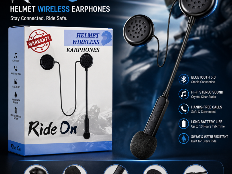 Ride On HELMET WIRELESS EARPHONES