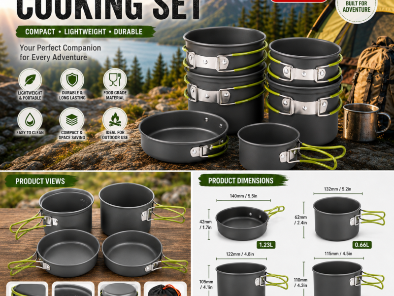 OUTDOOR COOKING SET (COMPSOR-203)