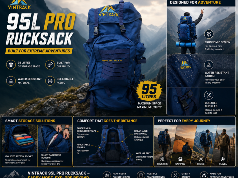 VINTRACK RUCKSACK BAG 95 LITRE(80+15)