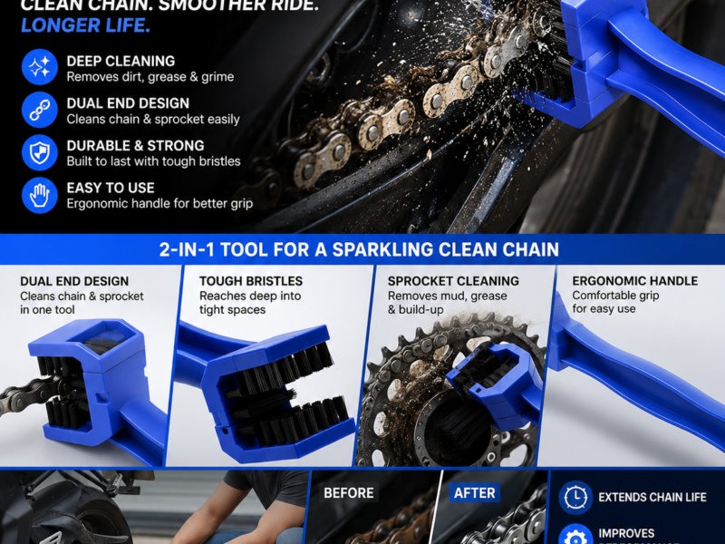 BIKE CHAIN CLEANER BRUSH