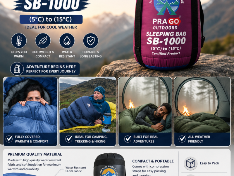 PRAGO Outdoors Sleeping Bag SB-1000