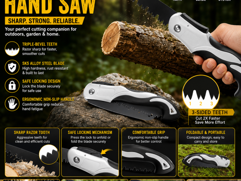 GENERIC 10 INCH FOLDING SAW WITH HARD TEETH