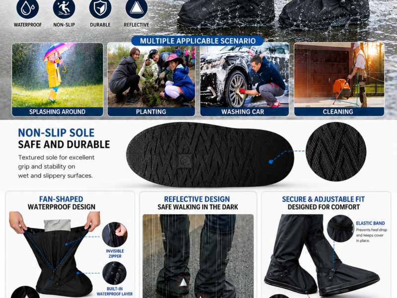 WATERPROOF SHOE COVERS