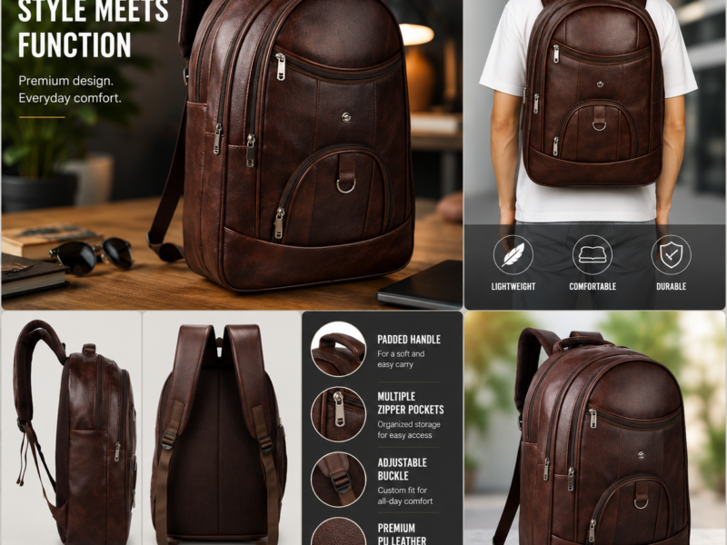 LEATHER BACKPACK