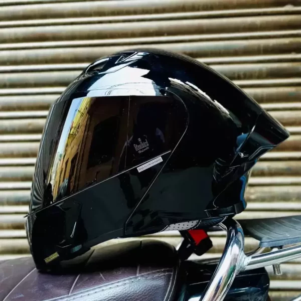 STEELBIRD SBA-20 ISS (GLOSSY AND MATT BLACK) HELMET - Image 3