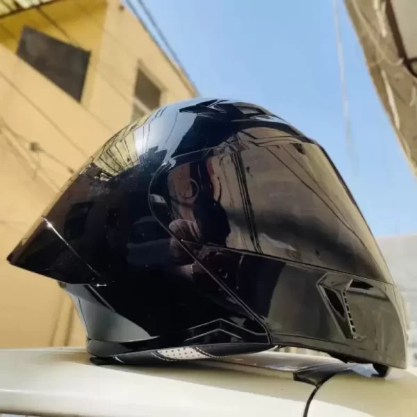 STEELBIRD SBA-20 ISS (GLOSSY AND MATT BLACK) HELMET - Image 4