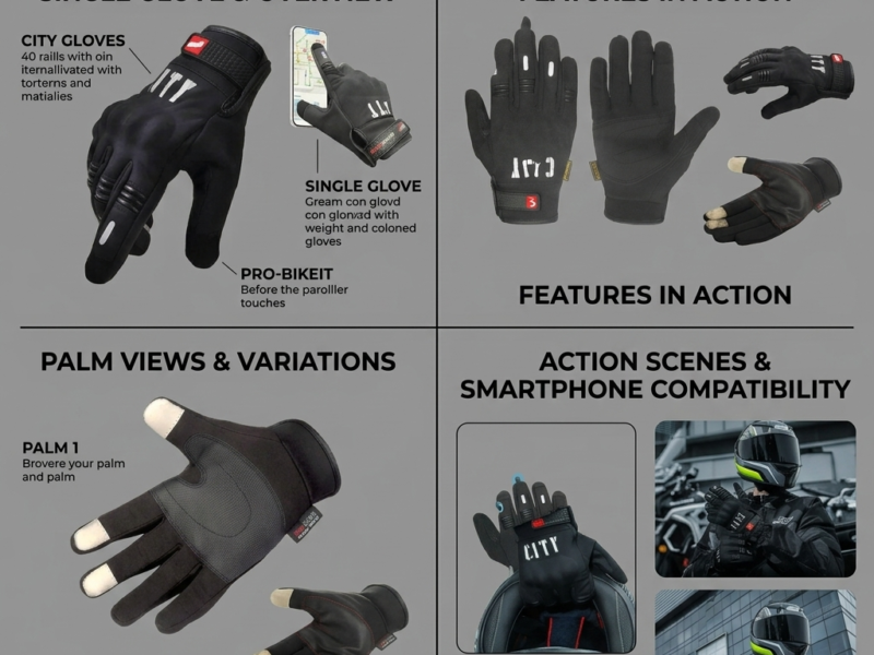 PRO BIKER CITY RIDING GLOVES