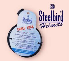 STEELBIRD UNIVERSAL STAINLESS STEEL CABLE LOCK